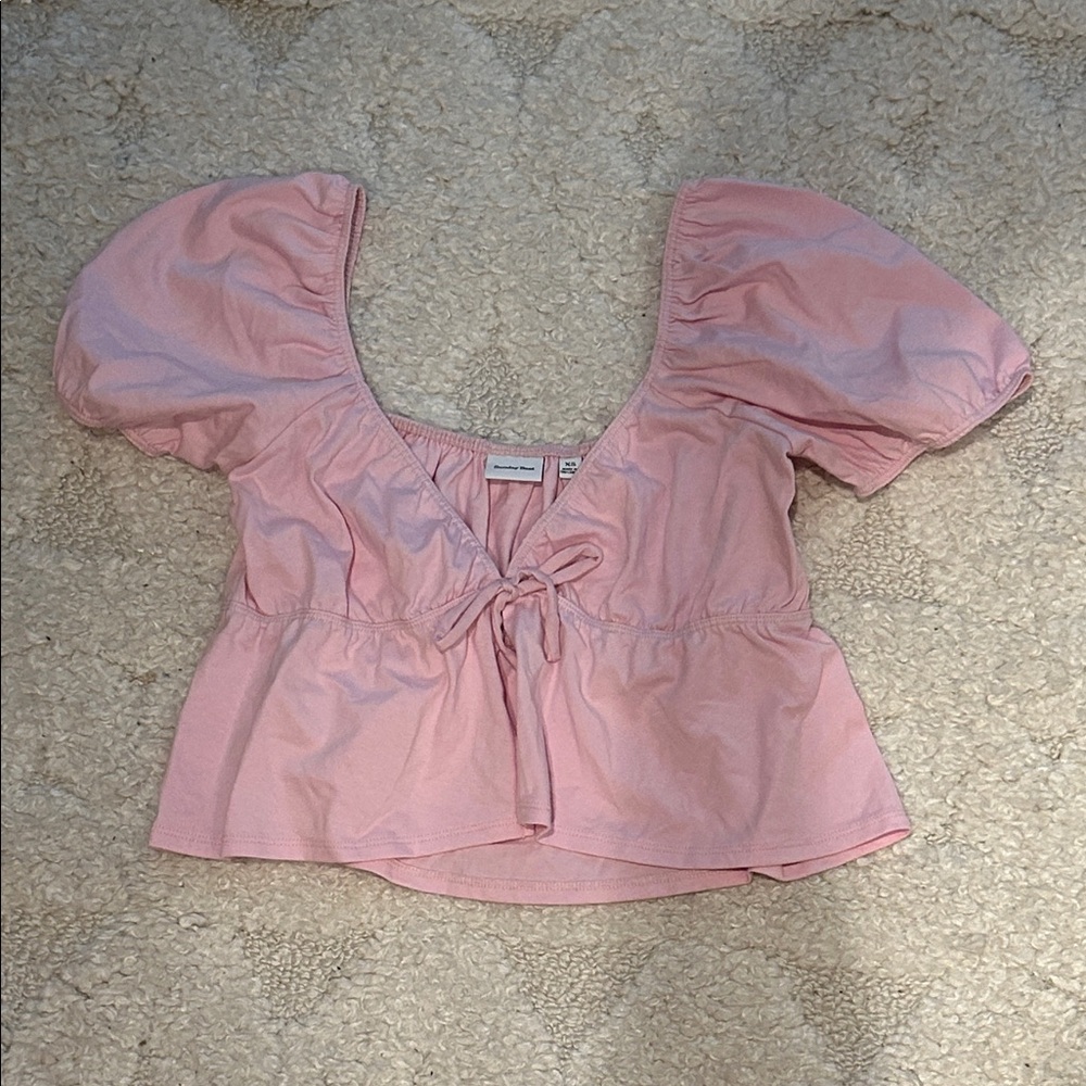 aritzia sunday best crop top
